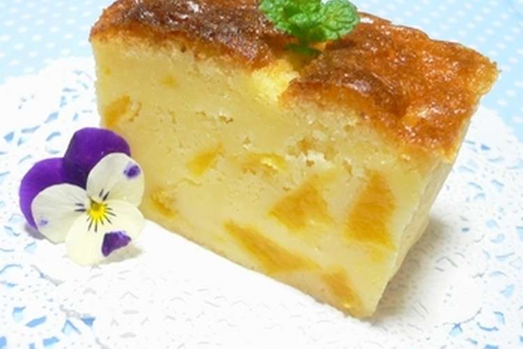 黄桃の缶詰で ジューシーケーキ レシピ 作り方 By Meron クックパッド 簡単おいしいみんなのレシピが355万品