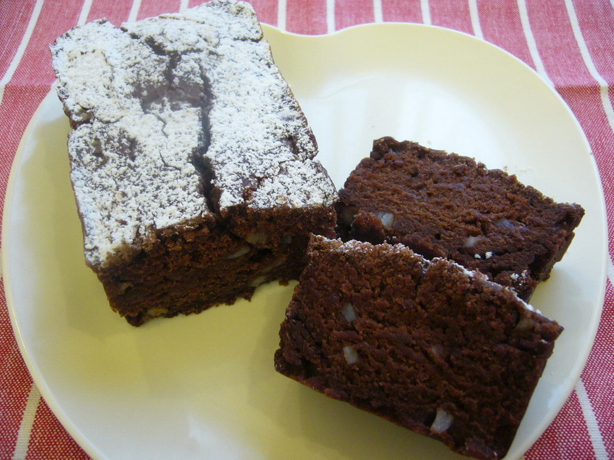 米粉＆蓮根のココアケーキの画像