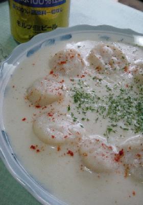 簡単 帆立のミルク煮
