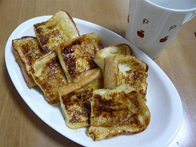 カリカリが美味しい☆フレンチトーストの写真