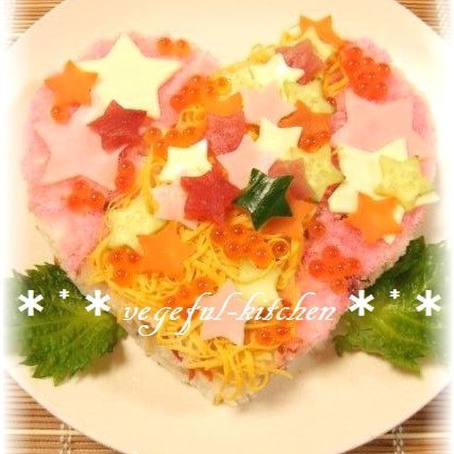 七夕に簡単 天の川ちらし寿司 ケーキ寿司 レシピ 作り方 By Vegeful クックパッド 簡単おいしいみんなのレシピが352万品