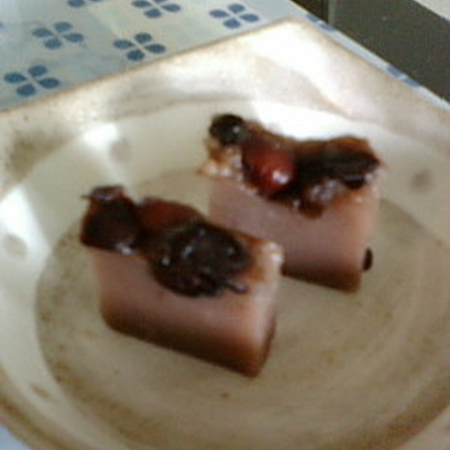 もちもち 餅とり粉で黒豆ういろう レシピ 作り方 By みさいる クックパッド 簡単おいしいみんなのレシピが356万品