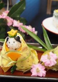 ひな祭り☆ひな茶巾寿司