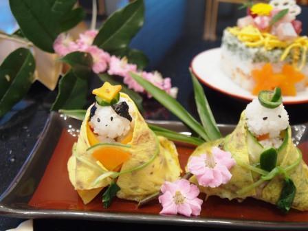 ひな祭り☆ひな茶巾寿司の画像