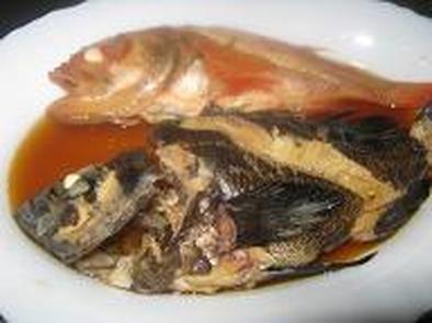 麺つゆ料理：簡単だしを使った魚の煮つけの写真