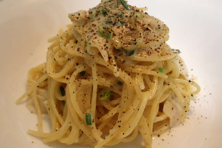 酒盗のクリームパスタ レシピ 作り方 By Laugh0305 クックパッド 簡単おいしいみんなのレシピが374万品