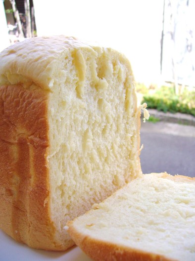 ふんわり幸せ♡♥♡ＨＢで豆腐の食パンの写真