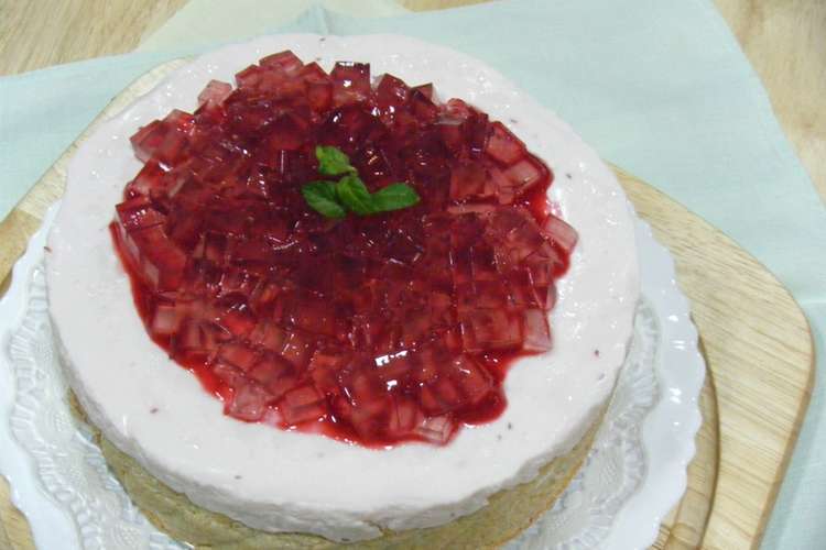 フランボワーズのヨーグルトムースケーキ レシピ 作り方 By みんとれもねーど クックパッド
