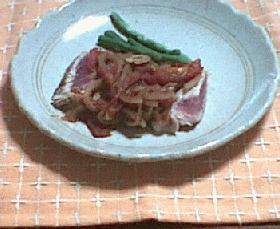まぐろのトマトソテ~