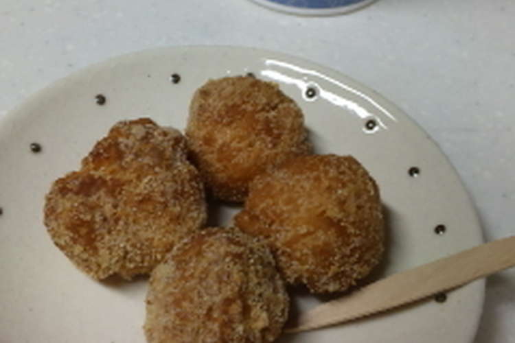 きなこ 豆腐ドーナツ 卵 牛乳なし レシピ 作り方 By ももぴー クックパッド 簡単おいしいみんなのレシピが358万品