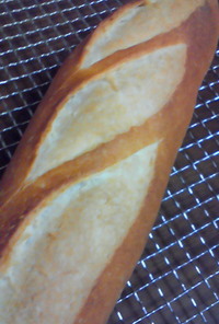 簡単、老麺生地でフランスパン♪