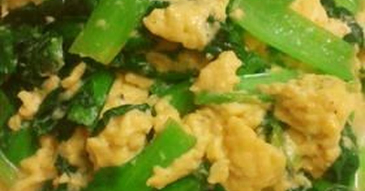 簡単 トロトロたまご小松菜 レシピ 作り方 By 海ママ クックパッド 簡単おいしいみんなのレシピが353万品