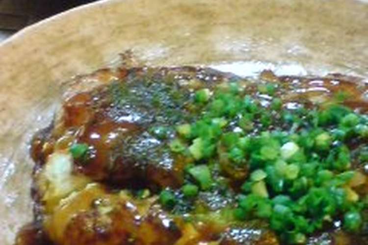 山芋なしの簡単美味しい大阪風お好み焼き レシピ 作り方 By にこまんま クックパッド