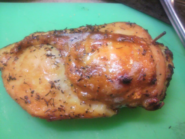 鶏胸肉のペスト詰め焼きレシピ