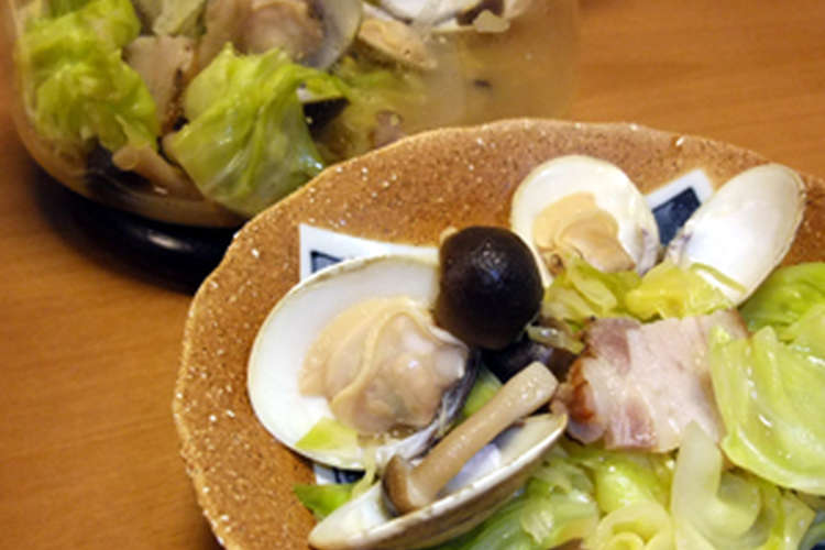電子レンジではまぐりとキャベツの酒蒸し レシピ 作り方 By ろっくる クックパッド 簡単おいしいみんなのレシピが356万品