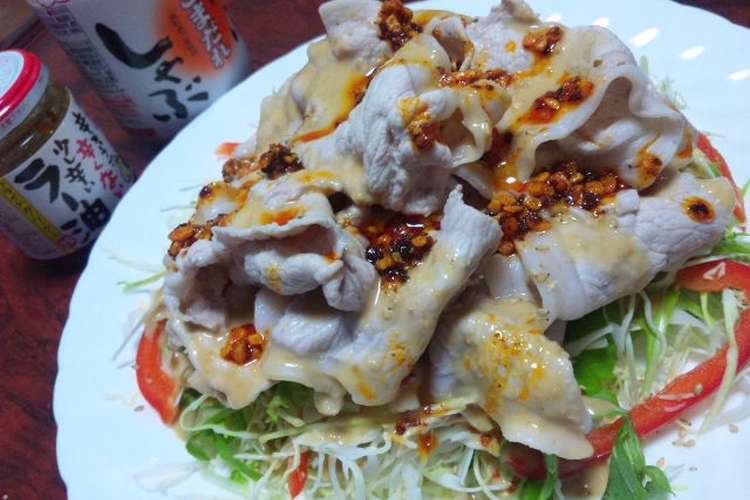 桃屋のラー油 ｄｅ 冷しゃぶ レシピ 作り方 By Trysキョーヘー クックパッド 簡単おいしいみんなのレシピが357万品