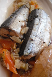 秋刀魚のオイルサーディン