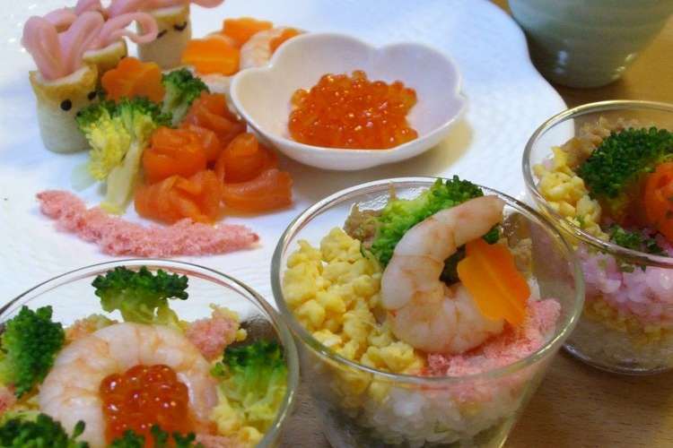 セルフでね パーティーちらし寿司 レシピ 作り方 By えるえる２８６ クックパッド 簡単おいしいみんなのレシピが354万品