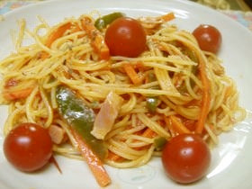フライパンひとつで☆トマトソースパスタ