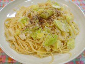 フライパンひとつで☆キャベツの和風パスタ