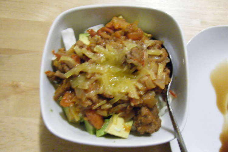 移動式カフェ風 タコライス レシピ 作り方 By Timtamco クックパッド 簡単おいしいみんなのレシピが353万品