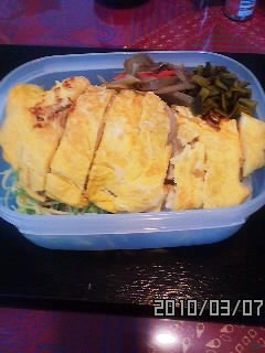 生姜焼きのリサイクルトンピカタ弁当