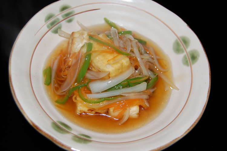 揚げない揚げだし豆腐の野菜あんかけ レシピ・作り方 By ゆうすけすけ 【クックパッド】 簡単おいしいみんなのレシピが363万品
