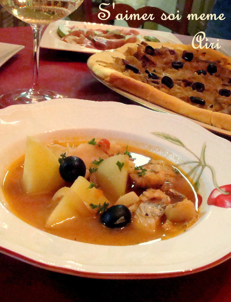 Estofinade(鱈と野菜のスープ)の画像