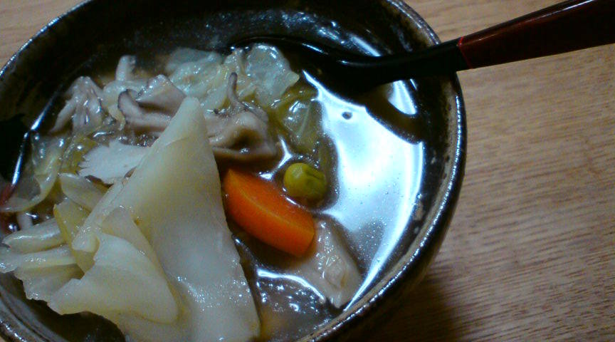 体ぽかぽか♪野菜&生姜たっぷり蒸すスープの画像