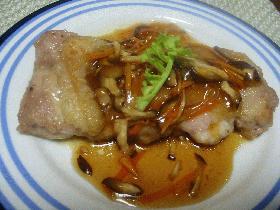 鶏もも肉の甘酢あんかけ