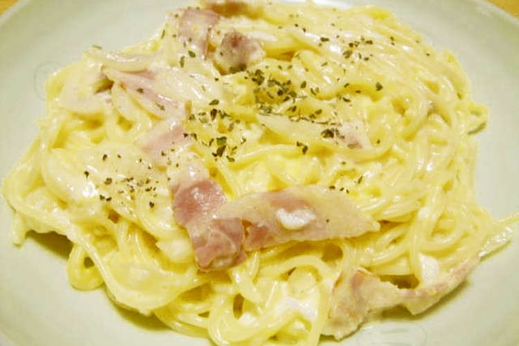 フライパンひとつで カルボナーラ レシピ 作り方 By Nekozame クックパッド 簡単おいしいみんなのレシピが360万品