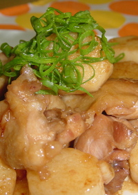 鶏と長芋のピリ辛南蛮煮