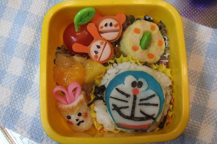 キャラ弁 ドラえもん弁当 レシピ 作り方 By ゆうゆう クックパッド