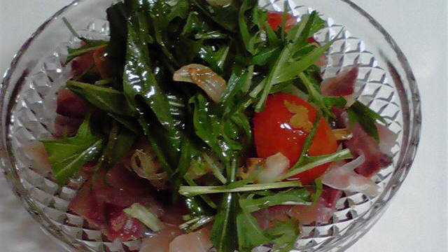 フクラギのおかずサラダハリハリガーリック レシピ 作り方 By マグレイ クックパッド 簡単おいしいみんなのレシピが353万品