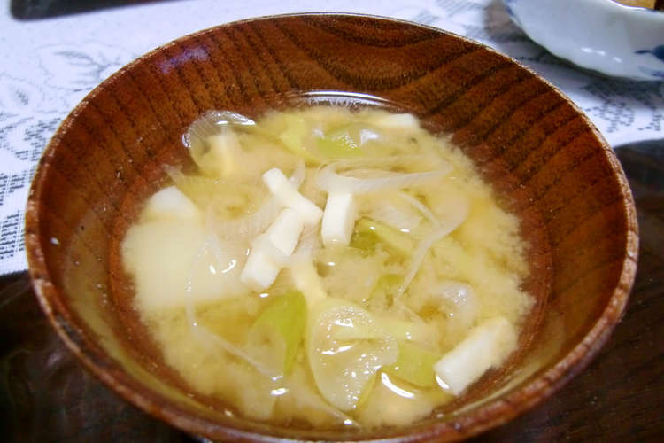 長ネギとじゃがいものお味噌汁 レシピ 作り方 By すずきはなこ クックパッド