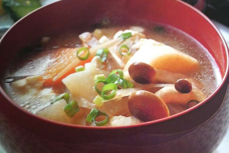 基本のけんちん汁 野菜と豆腐で具だくさん レシピ 作り方 By マメ助マメ蔵 クックパッド 簡単おいしいみんなのレシピが352万品