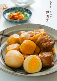 おうち居酒屋☆里芋とゆで卵の豚角煮