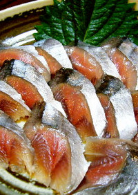 家庭用包丁で作る生食サンマ(刺身～酢〆)