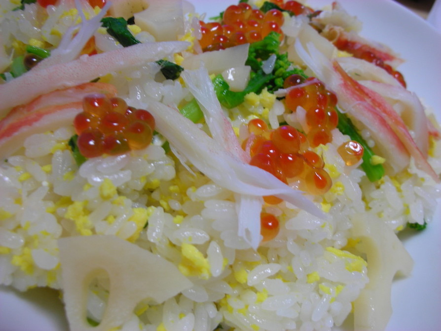 彩り♬ちらし寿司with菜の花の画像