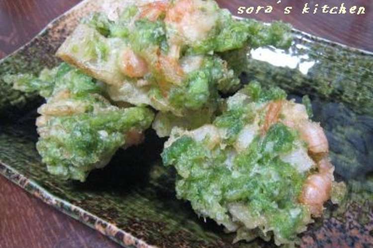 生青のり 芝えび 新玉ねぎの春のかき揚げ レシピ 作り方 By Soranoao クックパッド 簡単おいしいみんなのレシピが356万品