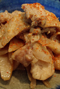 鶏肉とごぼうの炒め煮・ポン酢風味