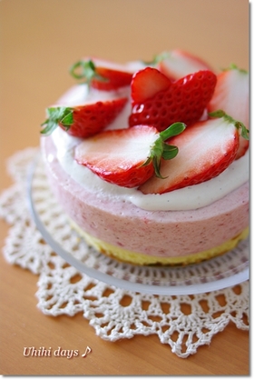簡単!いちごムースケーキ