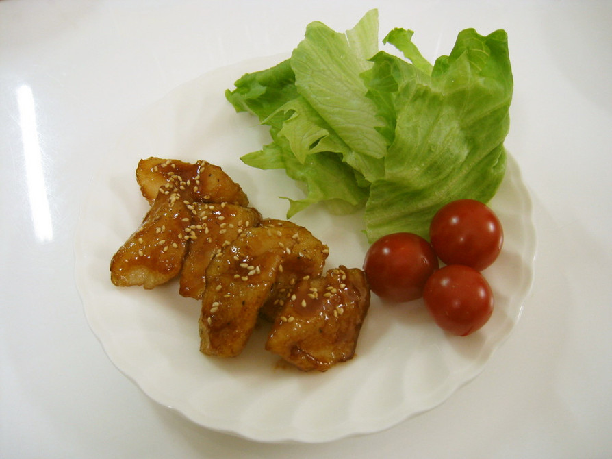 鱈のソテー生姜だれ風味の画像