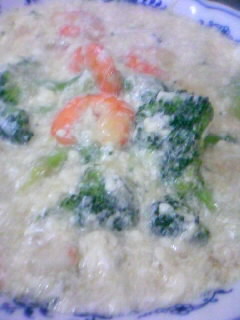 余った卵白と豆腐でふわふわ炒め