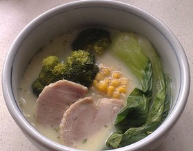 インスタント過ぎ?ヘルシー豆乳ラーメン