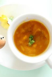 離乳食中期★かぼちゃのスープ