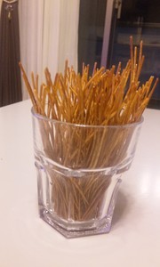 パスタで簡単♪キャラメルプリッツもどきの写真