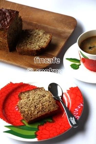 米粉＆豆腐でマクロビバナナパウンドケーキの写真
