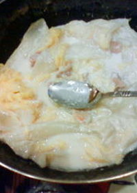白菜のクリーム煮