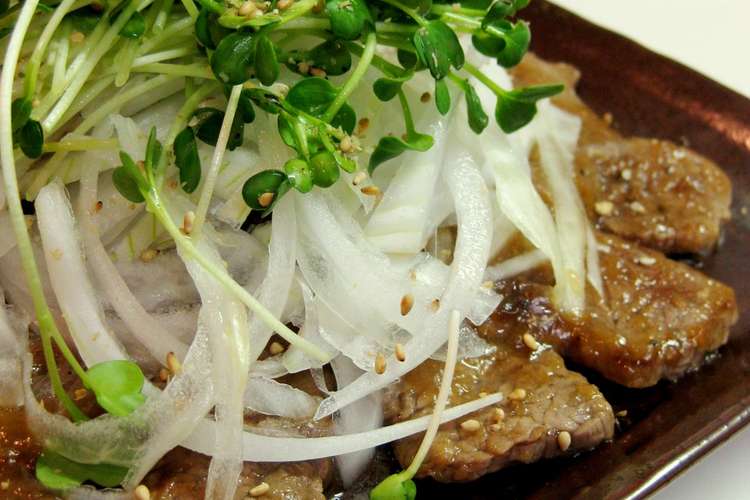 カルビ肉のおろしポン酢焼き レシピ 作り方 By Yaburie クックパッド 簡単おいしいみんなのレシピが376万品